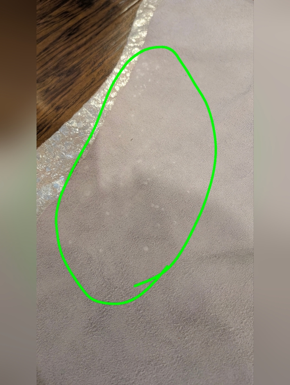 Metallic Silver Cowhide Rug - Shimmery Accent Piece - Picture 14 of 16